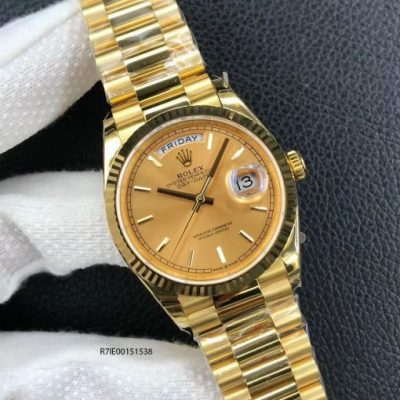 Đồng Rolex Day-Date Gold nam mạ vàng 18k Replica 1:1