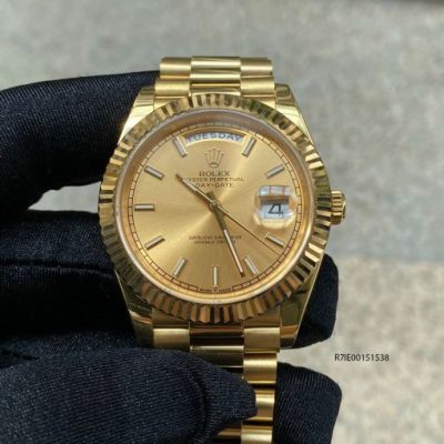 Đồng Rolex Day-Date Gold nam mạ vàng 18k Replica 1:1