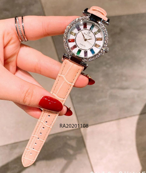 đồng hồ royal crown đính đá dây da giá rẻ