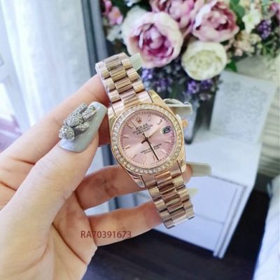 Đồng Hồ Rolex nữ đính đá dây đúc đặc giá rẻ