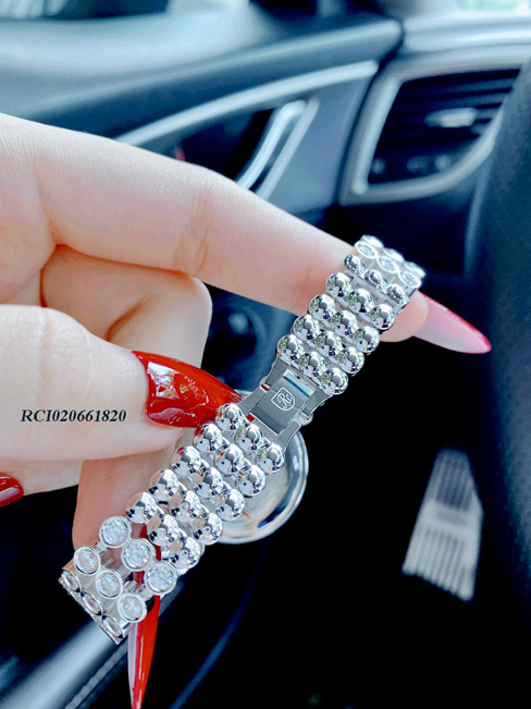 RCI020661820-royal-crown-đá-màu-vàng,-trắng,-hồng-(17) Đồng hồ Royal Crown RC8648 nữ dây màu trắng đính đá xoàn