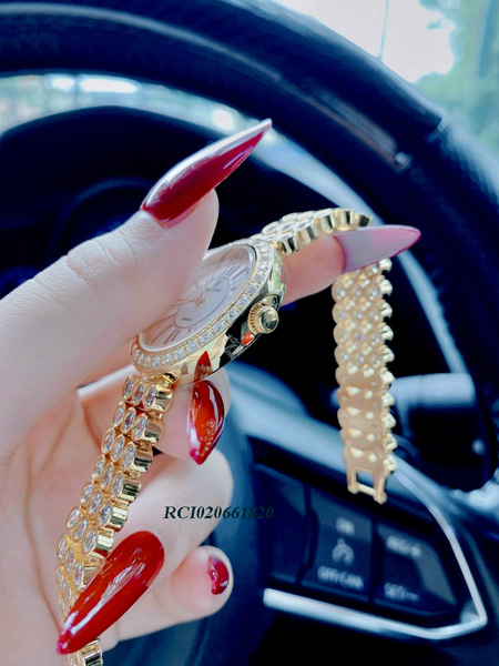 RCI020661820-royal-crown-đá-màu-vàng,-trắng,-hồng-(5) Đồng hồ Royal Crown RC8648 nữ dây màu vàng đính đá xoàn