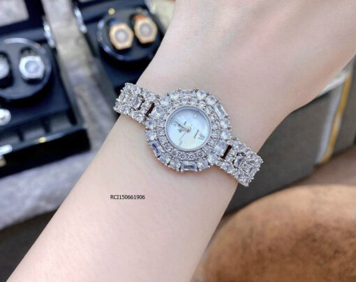 RCI150661906-ROYAL-CROWN-NỮ-ĐÍNH-ĐÁ-(3) Đồng hồ Royal Crown nữ dây đá viền đá bạc xoàn Mỹ cao cấp