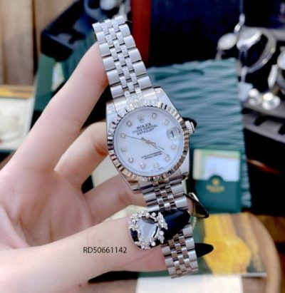 Đồng hồ Rolex DATEJUST nữ dây thép không gỉ mẫu 2021