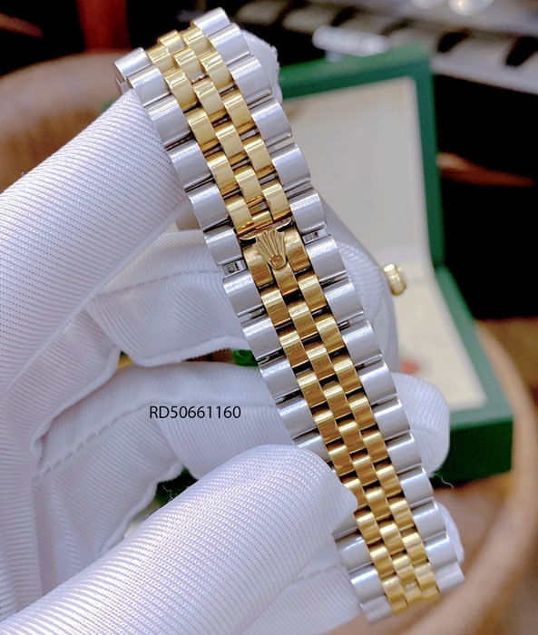 Đồng Hồ Rolex DATEJUST nam dây thép không gỉ demi cao cấp