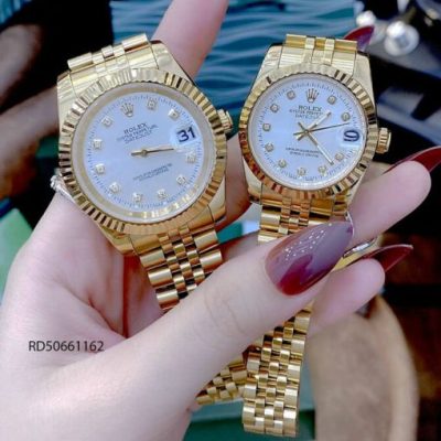 Đồng Hồ Rolex DATEJUST nam máy cơ dây thép mạ vàng cao cấp