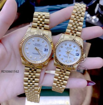 Đồng Hồ Rolex DATEJUST nam máy cơ dây thép mạ vàng cao cấp