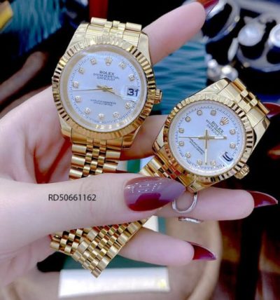 Đồng Hồ Rolex DATEJUST nam máy cơ dây thép mạ vàng cao cấp