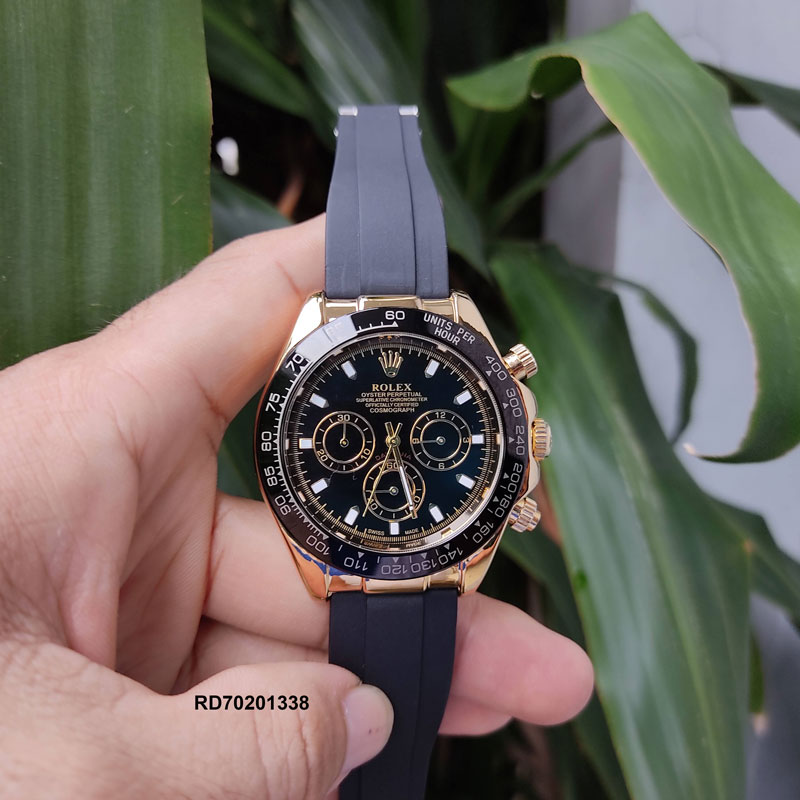 Đồng Hồ Rolex Nam máy pin nhật dây cao su giá rẻ Đồng Hồ Rolex Nam máy pin nhật dây cao su giá rẻ