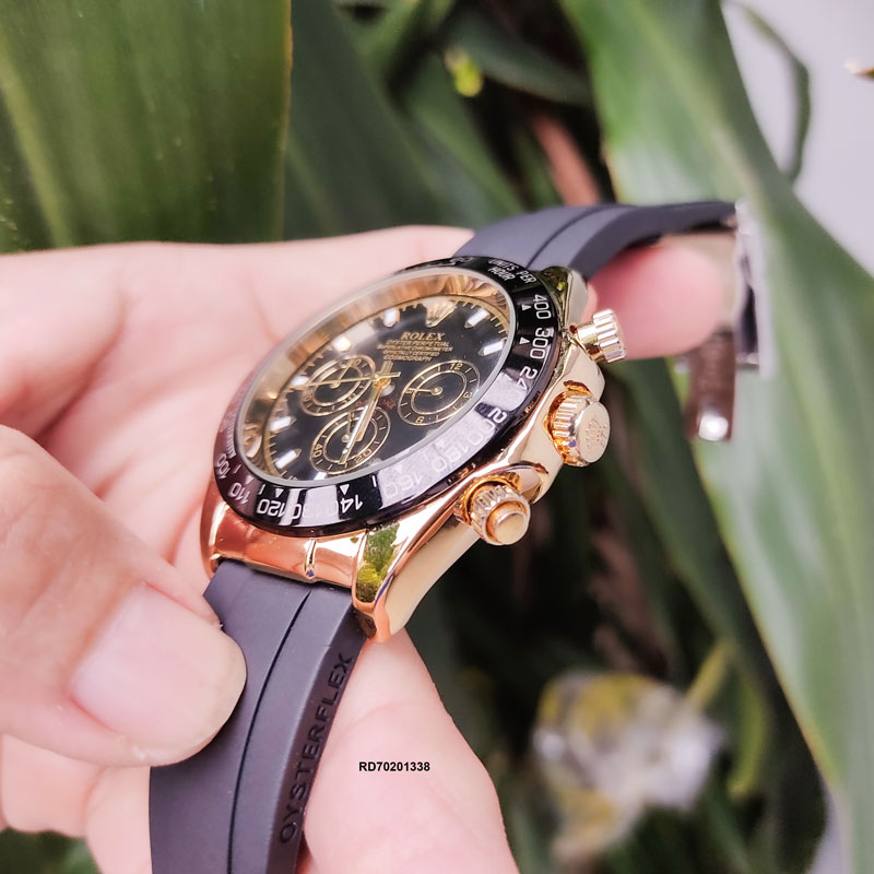 Đồng Hồ Rolex Nam máy pin nhật dây cao su giá rẻ Đồng Hồ Rolex Nam máy pin nhật dây cao su giá rẻ