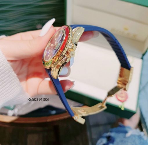 Đồng Hồ Rolex Oyster nam dây cao su xanh cao cấp giá rẻ