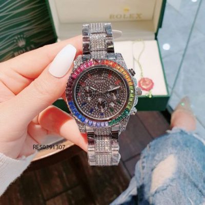 Đồng Hồ Rolex Oyster nam đính full đá cao cấp