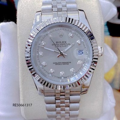 Đồng Hồ Cặp Rolex DATEJUST Nam cơ mặt xám cao cấp