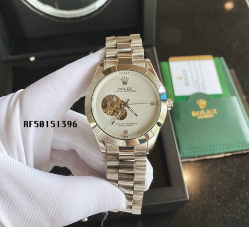 RF50151396-Bac-6-Dong-ho-rolex-co-trung-cap Đồng Hồ nam Rolex oyster chạy cơ tự động trung cấp dây thép không gỉ