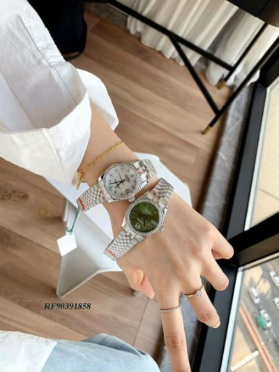 đồng hồ rolex nữ dây thép không gỉ cao cấp