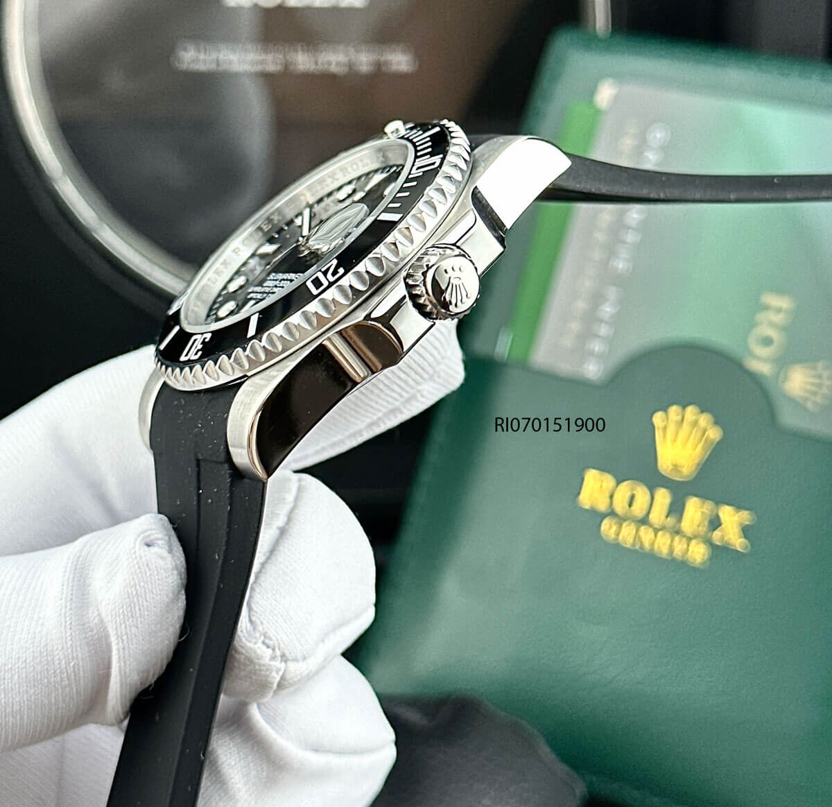 Đồng Hồ Rolex Nam máy cơ tự động dây cao su cao cấp