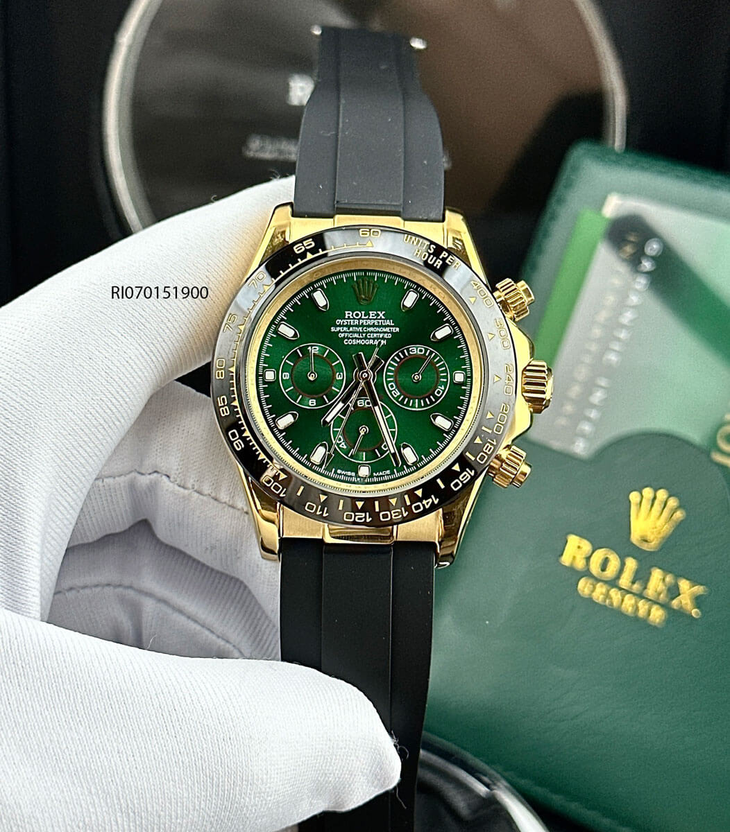 Đồng Hồ Rolex Nam máy cơ tự động dây cao su cao cấp