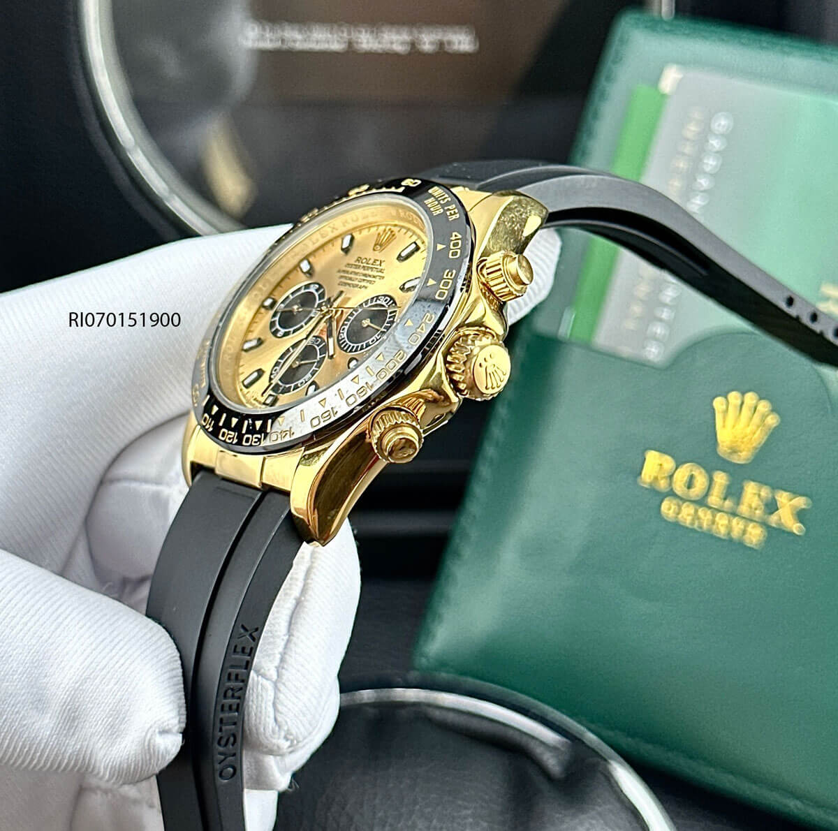 Đồng Hồ Rolex Nam máy cơ tự động dây cao su cao cấp