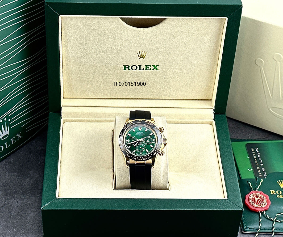 Đồng Hồ Rolex Nam máy cơ tự động dây cao su cao cấp