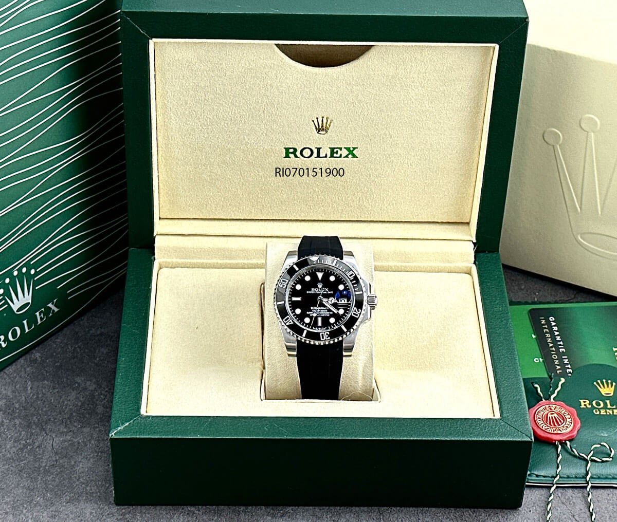 Đồng Hồ Rolex Nam máy cơ tự động dây cao su cao cấp