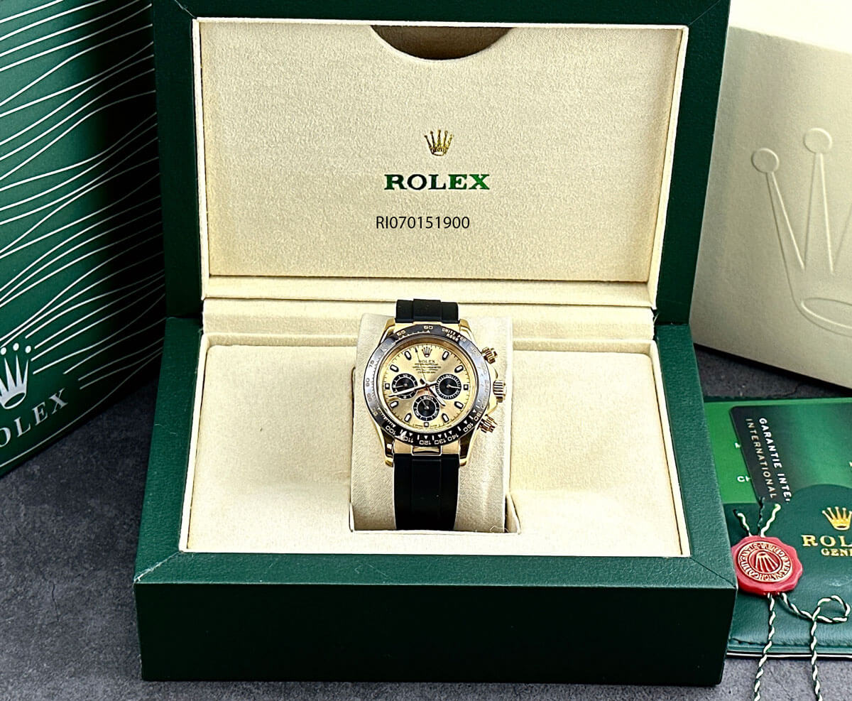 Đồng Hồ Rolex Nam máy cơ tự động dây cao su cao cấp