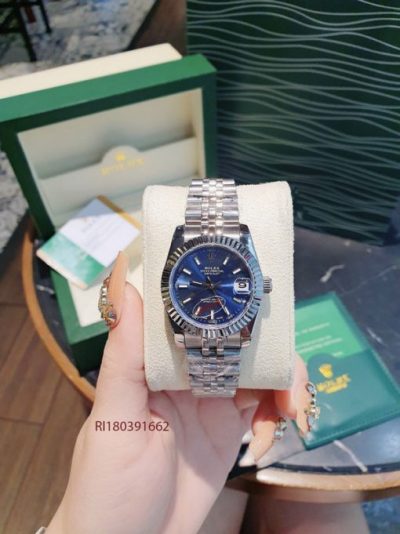 Đồng Hồ Nữ Rolex Oyster Automatic viền trơn cao cấp