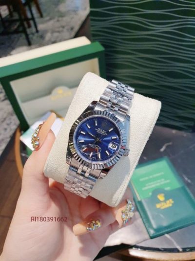 Đồng Hồ Nữ Rolex Oyster Automatic viền trơn cao cấp