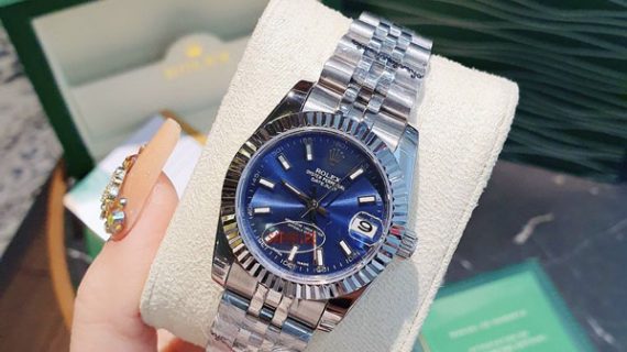 Đồng Hồ Nữ Rolex Oyster Automatic viền trơn cao cấp