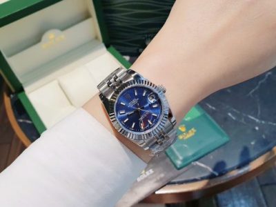 Đồng Hồ Nữ Rolex Oyster Automatic viền trơn cao cấp