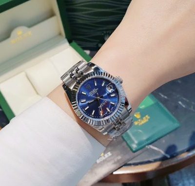 Đồng Hồ Nữ Rolex Oyster Automatic viền trơn cao cấp