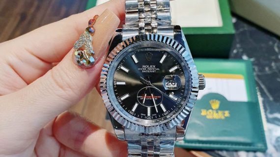 Đồng Hồ Cặp Rolex Datejust máy cơ Automatic viền trơn cao cấp