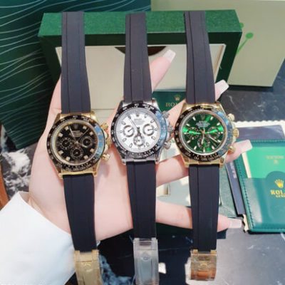 Đồng Hồ Rolex Nam máy cơ nhật dây cao su