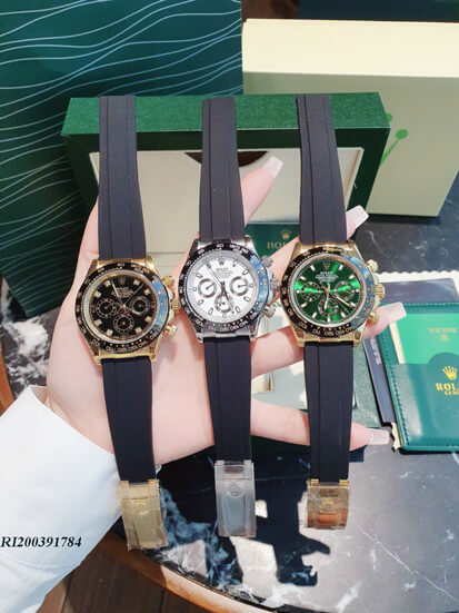 RI200391784-rolex-cơ-3-núm-cao-su-(5) Đồng Hồ Rolex Nam máy cơ nhật dây cao su
