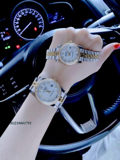 Đồng Hồ Rolex Lady Datejust máy cơ Automatic dây demi vàng