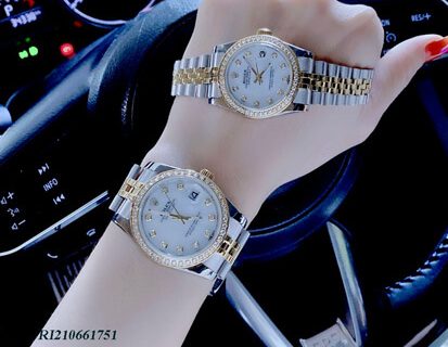 Đồng Hồ Rolex Lady Datejust máy cơ Automatic dây demi vàng