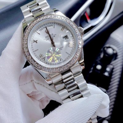 Đồng hồ nam Rolex Day-Date Automatic Sliver cao cấp