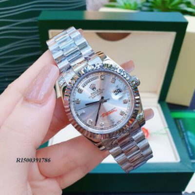 Đồng hồ nam Rolex Day-Date Automatic bạc