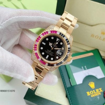 Rolex Oyster Perpetual Date Máy cơ cao cấp mạ vàng