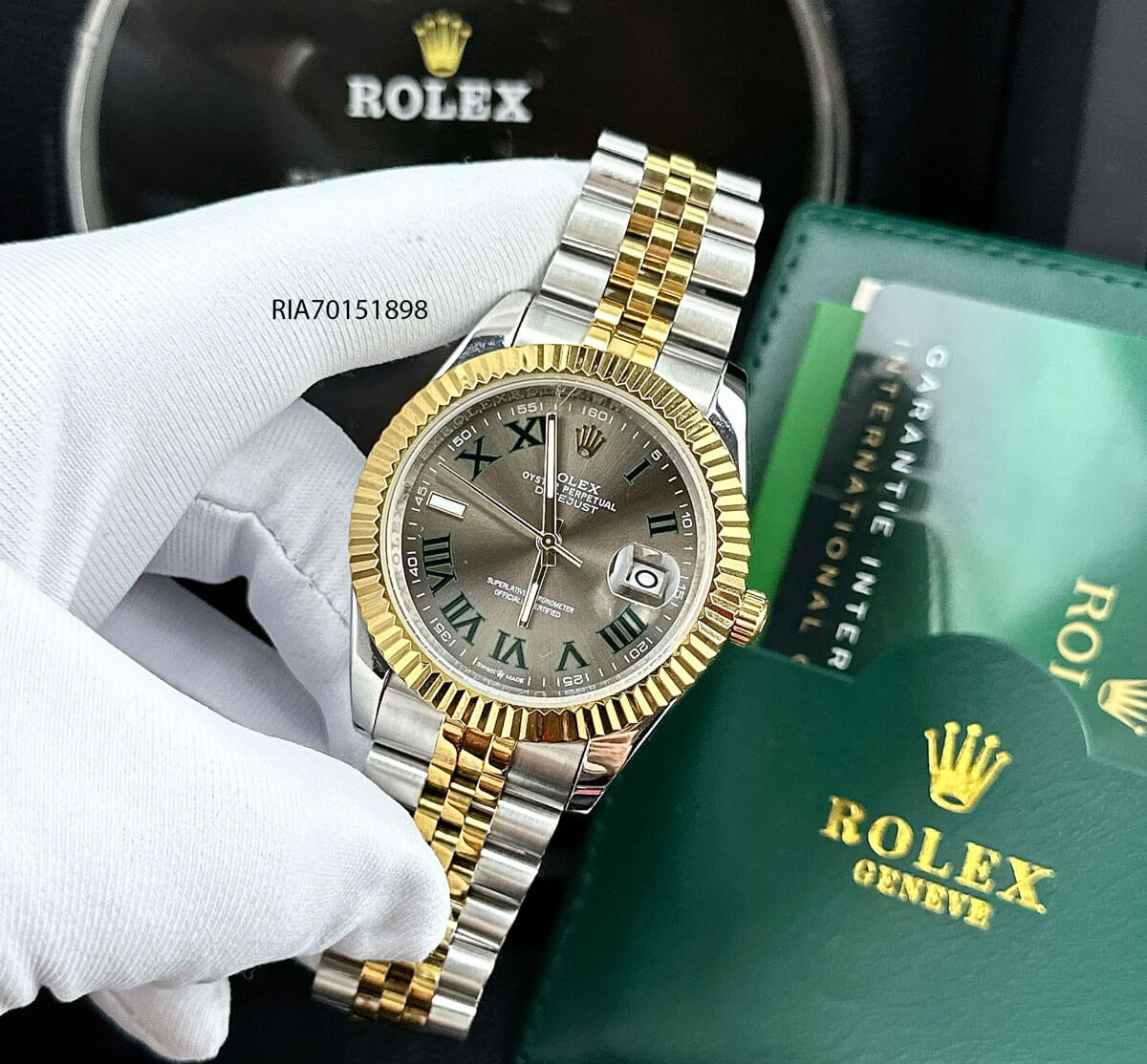 Đồng hồ Rolex Nam mặt vi tính chạy máy cơ tự động cao cấp