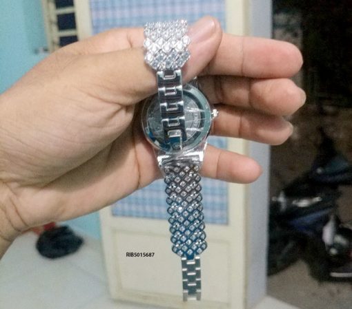 Đồng hồ Royal Crown 4604 nữ dây và viền đính đá full cực đẹp Đồng hồ Royal Crown 4604 nữ dây và viền đính đá full cực đẹp