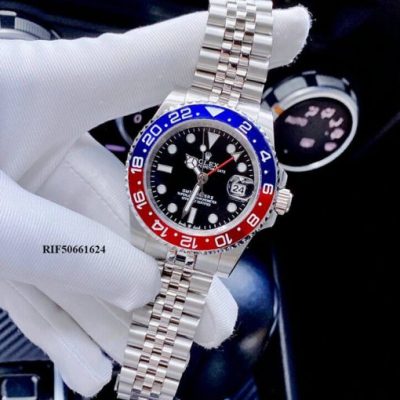 Đồng hồ Nam Rolex GMT Master II Automatic dây thép không gỉ cao cấp