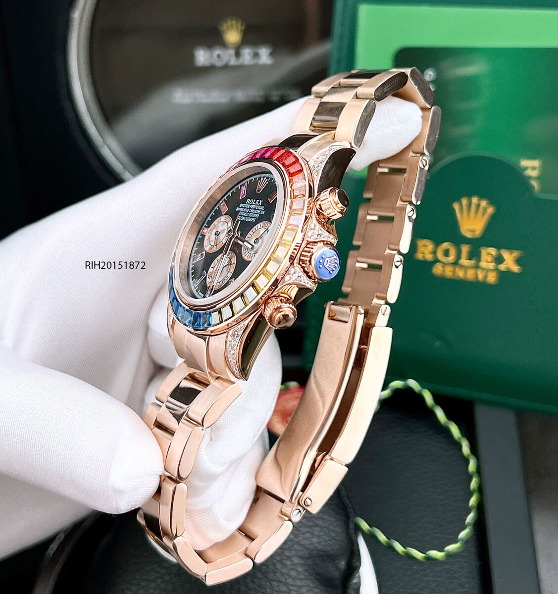 Đồng hồ Nam Rolex Cosmograph Daytona Automatic mạ vàng cao cấp