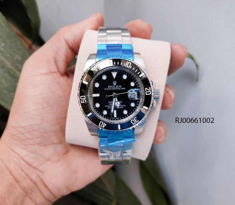 đồng hồ rolex nam máy cơ nhật tự động dây thép không gỉ