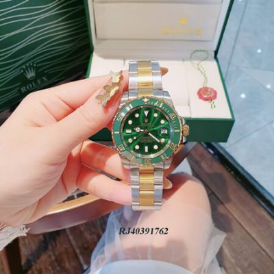 Đồng hồ Rolex Nam Submariner Demi Automatic mặt xanh cao cấp