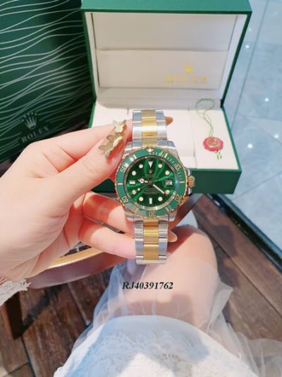 Đồng hồ Rolex Nam Submariner Demi Automatic mặt xanh cao cấp