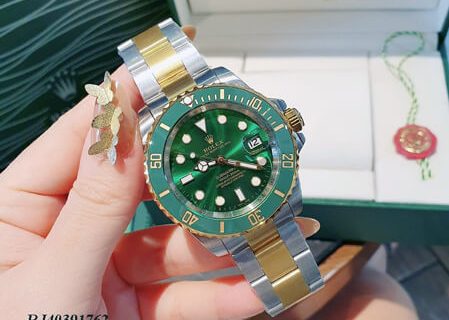 Đồng hồ Rolex Nam Submariner Demi Automatic mặt xanh cao cấp