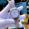 Đồng hồ cặp Rolex máy cơ nam, nữ dây thép không gỉ mẫu 2021