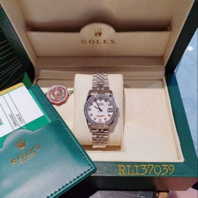 Đồng hồ Rolex máy cơ viền đá cao cấp