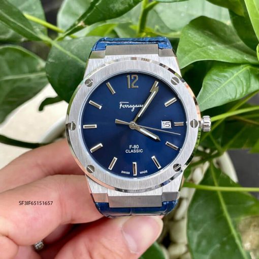SF3IF65151657-1-Dong-ho-nam-Salvatore-Ferragamo-SF80-day-cao-su-boc-da Đồng hồ Salvatore Ferragamo F80 classic nam máy cơ cao cấp