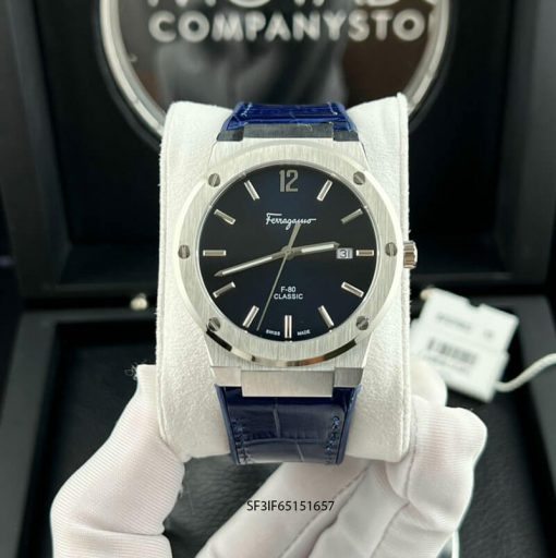 SF3IF65151657-3-Dong-ho-nam-Salvatore-Ferragamo-SF80-day-cao-su-boc-da Đồng hồ Salvatore Ferragamo F80 classic nam máy cơ cao cấp
